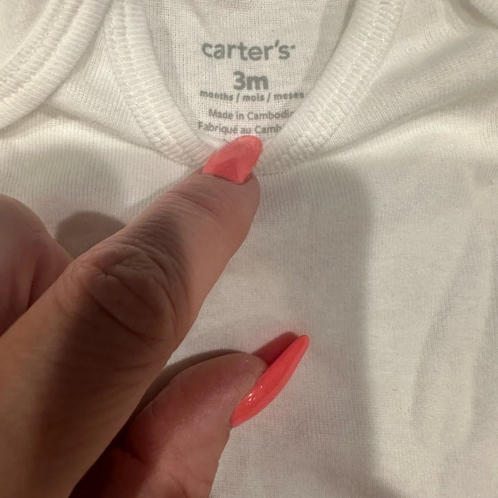 Janie and Jack knit shorty and Carter's long sleeve onesie